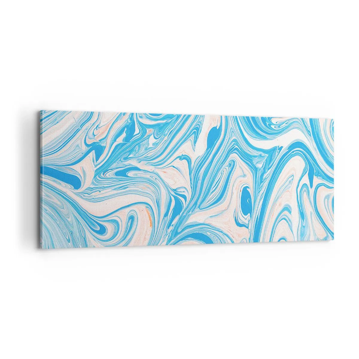 Quadro su tela - Stampe su Tela - Acquitrino in turchese - 100x40 cm