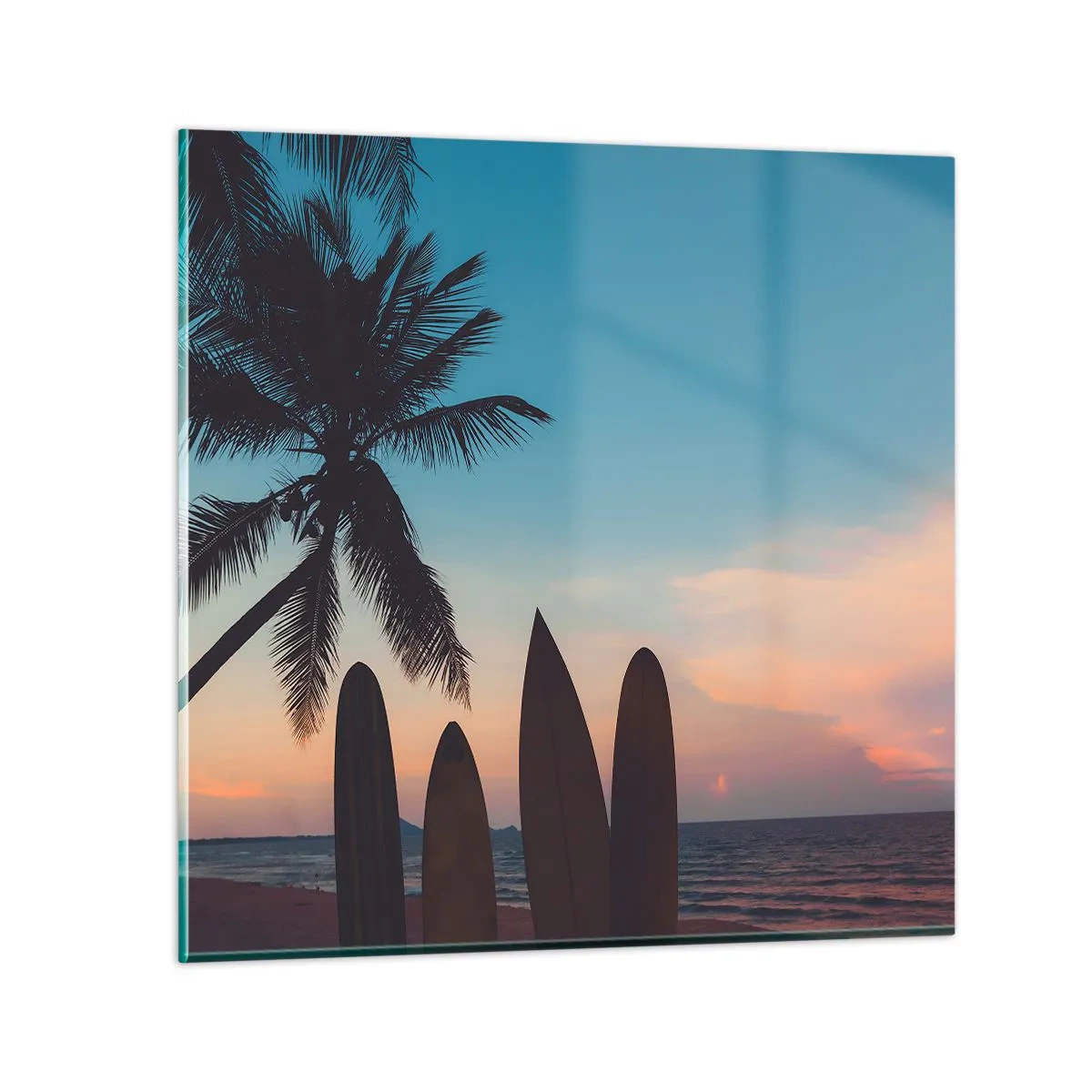 Quadro su vetro - Domani anche ci divertiamo - 70x70 cm