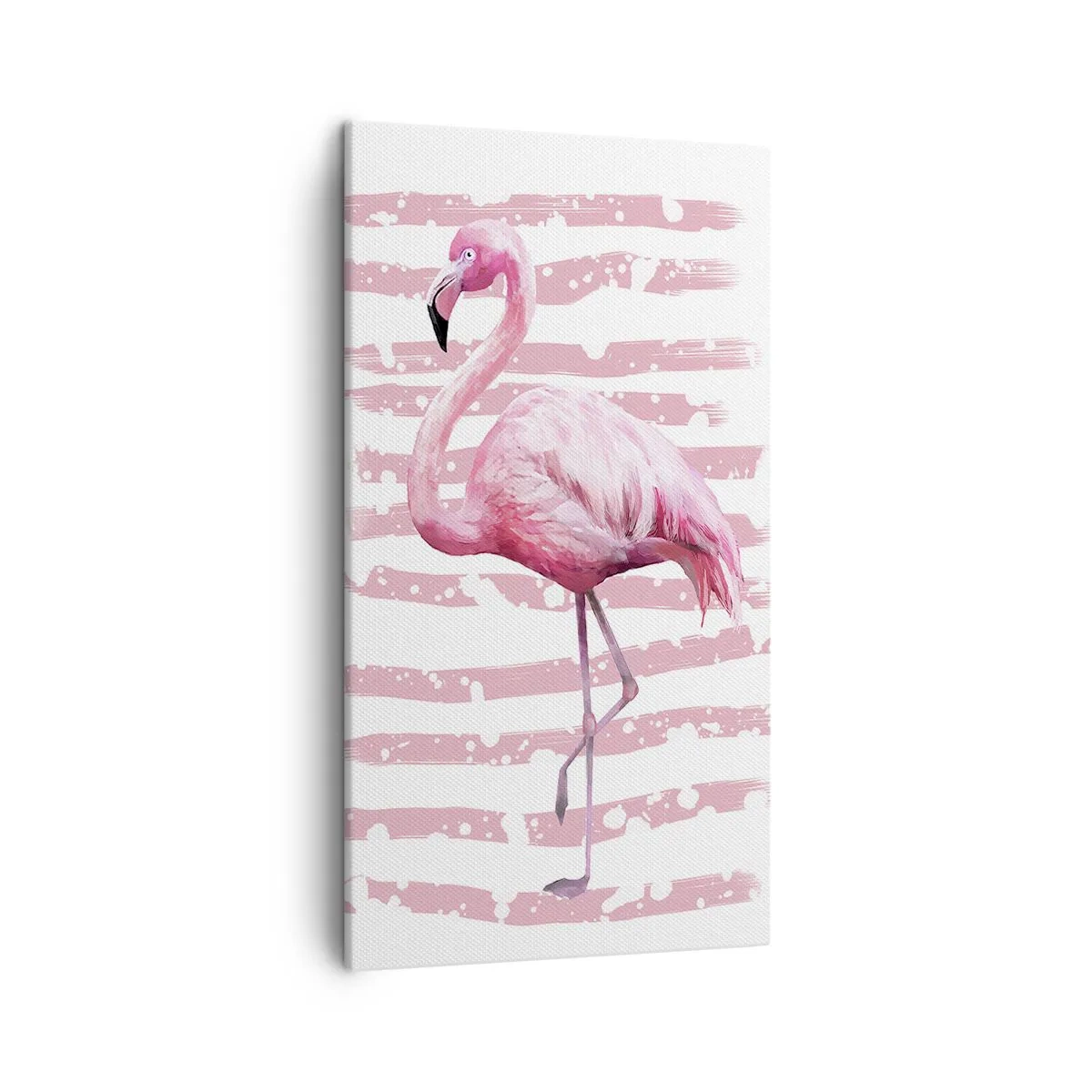 Quadro su tela - Stampe su Tela - Con dignità, sebbene in rosa - 45x80 cm