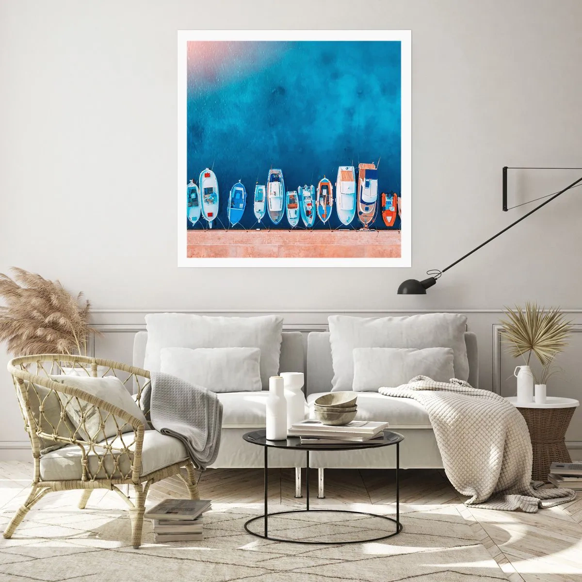 Poster - In una fila - 50x50 cm