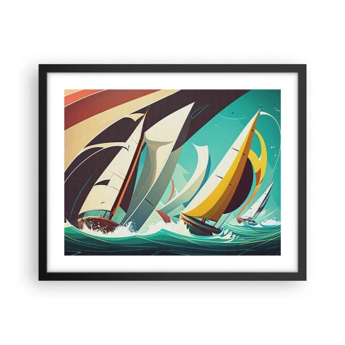 Poster in cornice nera - Compagne degli elementi - 50x40 cm