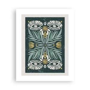 Poster - Geometrie di arte popolare - 40x50 cm