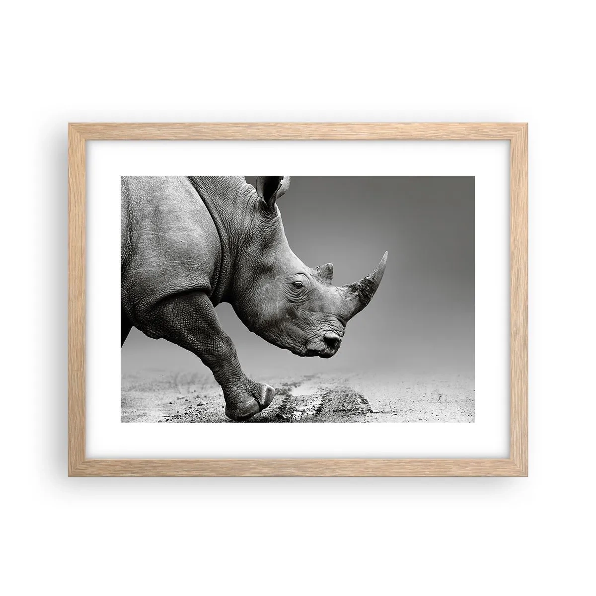 Poster in cornice rovere chiaro - Forza irrefrenabile - 40x30 cm