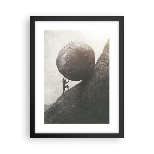 Poster in cornice nera - Credo contro ogni speranza - 30x40 cm