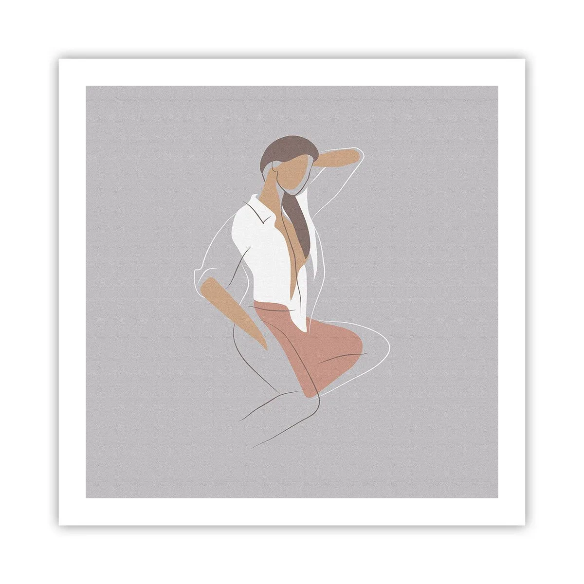 Poster - Profilo di bellezza - 60x60 cm