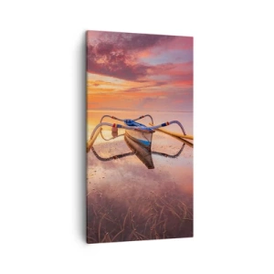 Quadro su tela - Stampe su Tela - La pace della sera tropicale - 45x80 cm