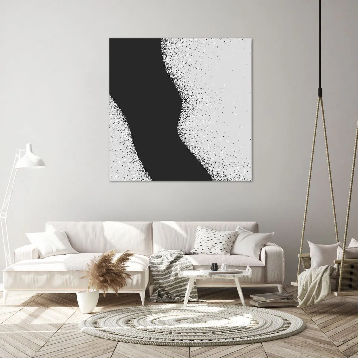 Quadro su tela - Stampe su Tela - Equilibrio fluido - 40x40 cm