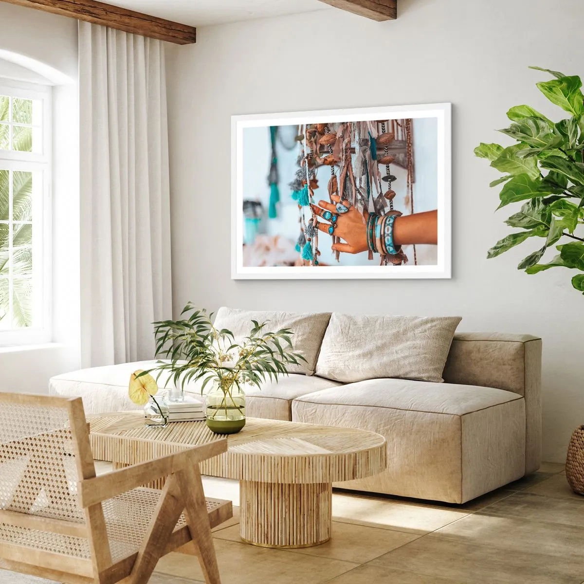 Poster in cornice bianca - Tesori locali - 91x61 cm