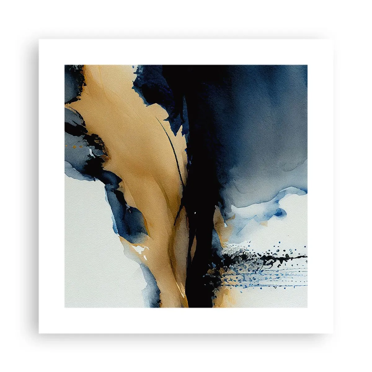 Poster - Dietro la cortina - 40x40 cm