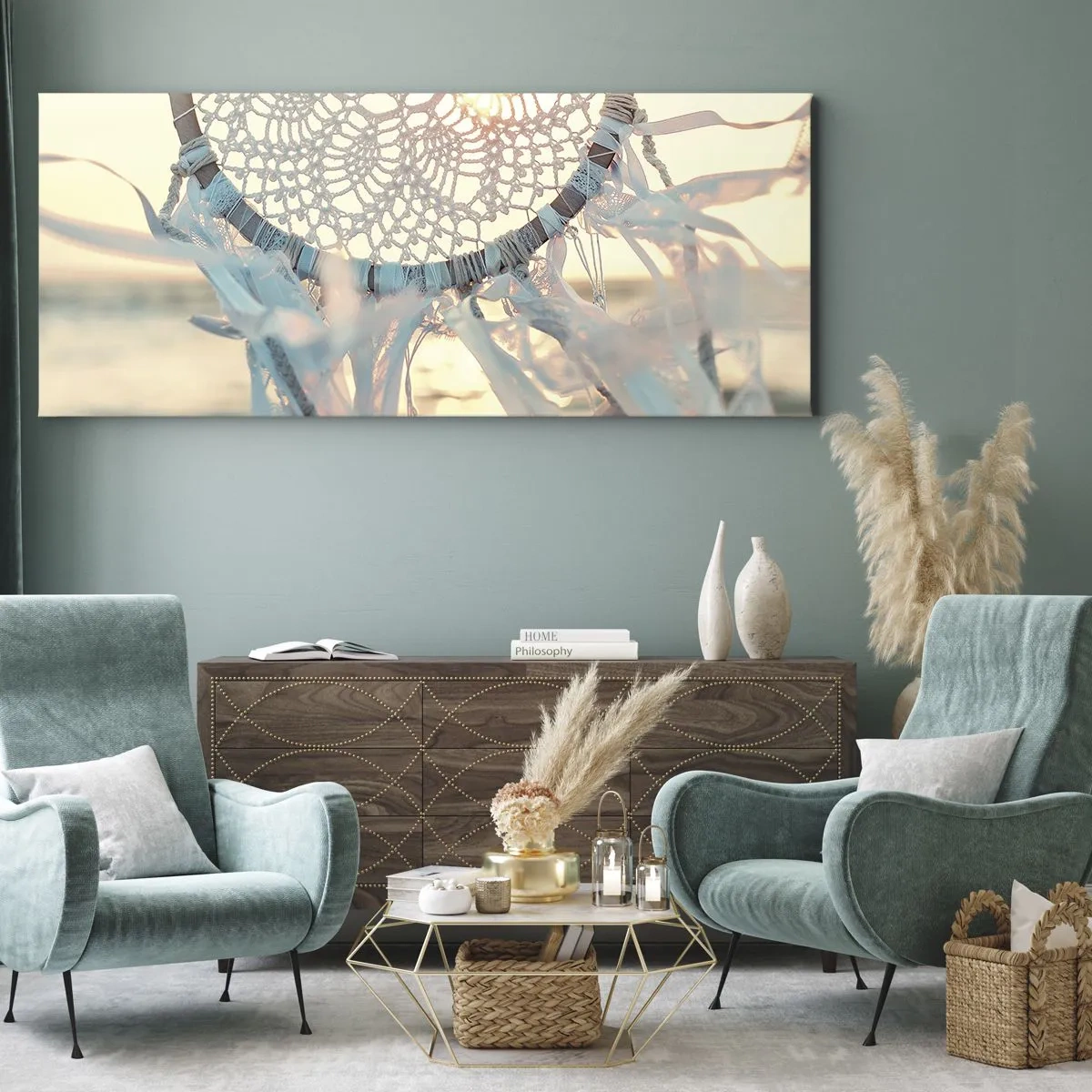 Quadro su tela - Stampe su Tela - Totem di pizzo - 100x40 cm