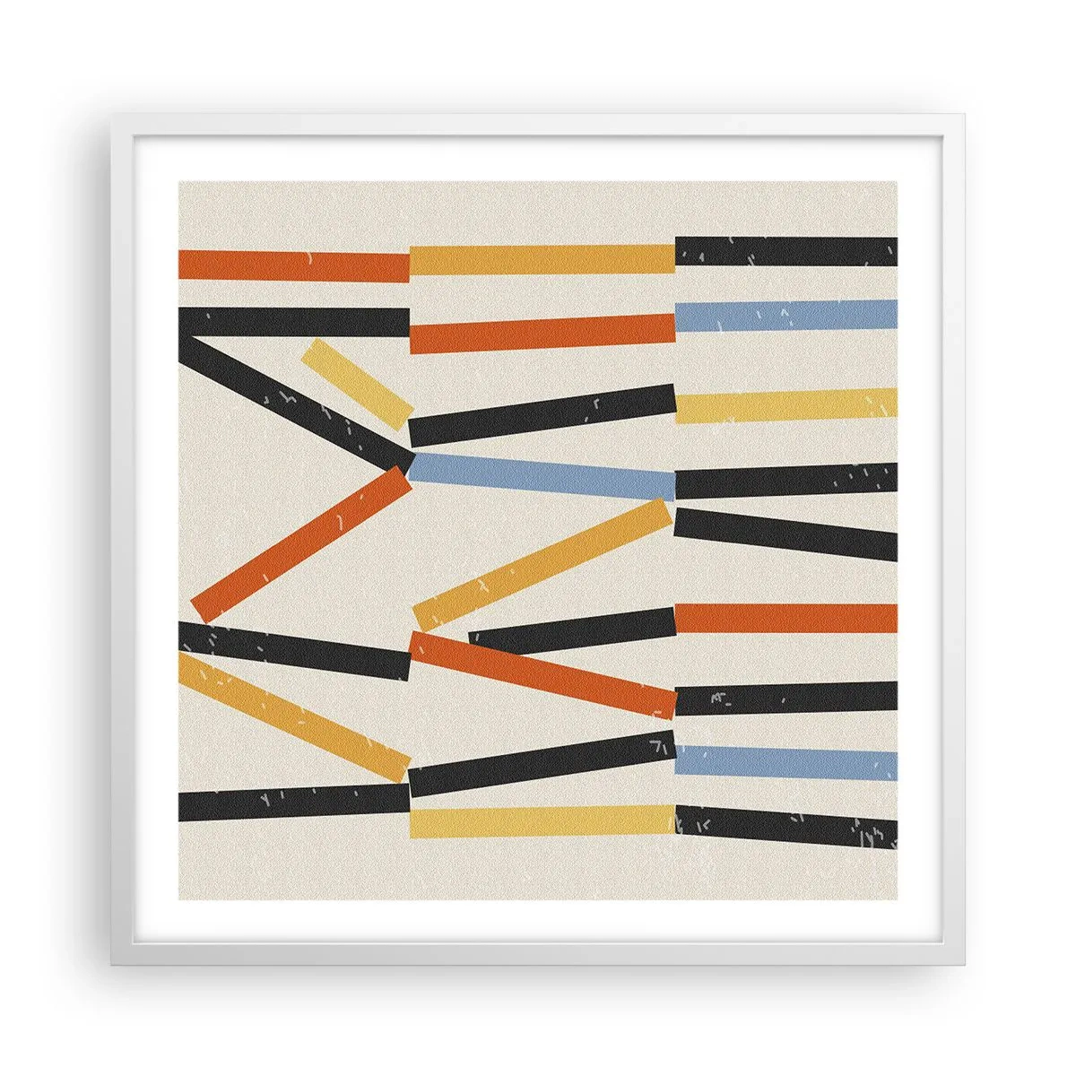 Poster in cornice bianca - Composizione orizzontale - 60x60 cm