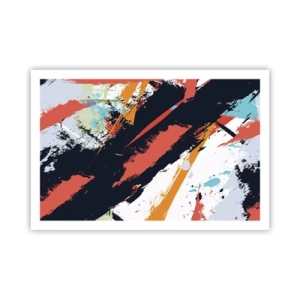 Poster - Composizione dinamica - 91x61 cm