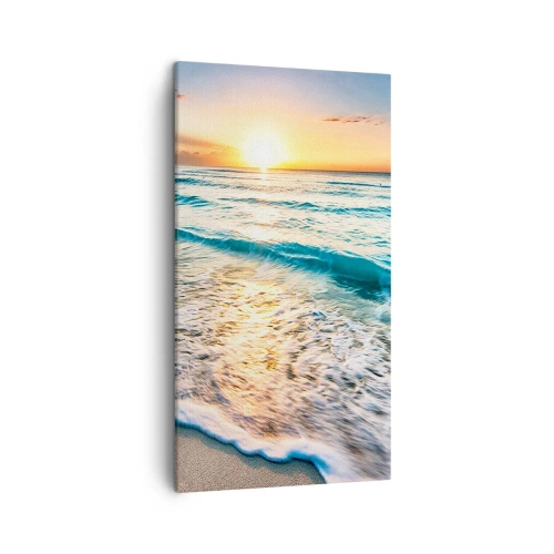Quadro su tela - Stampe su Tela - Tramonto sul mare - 45x80 cm