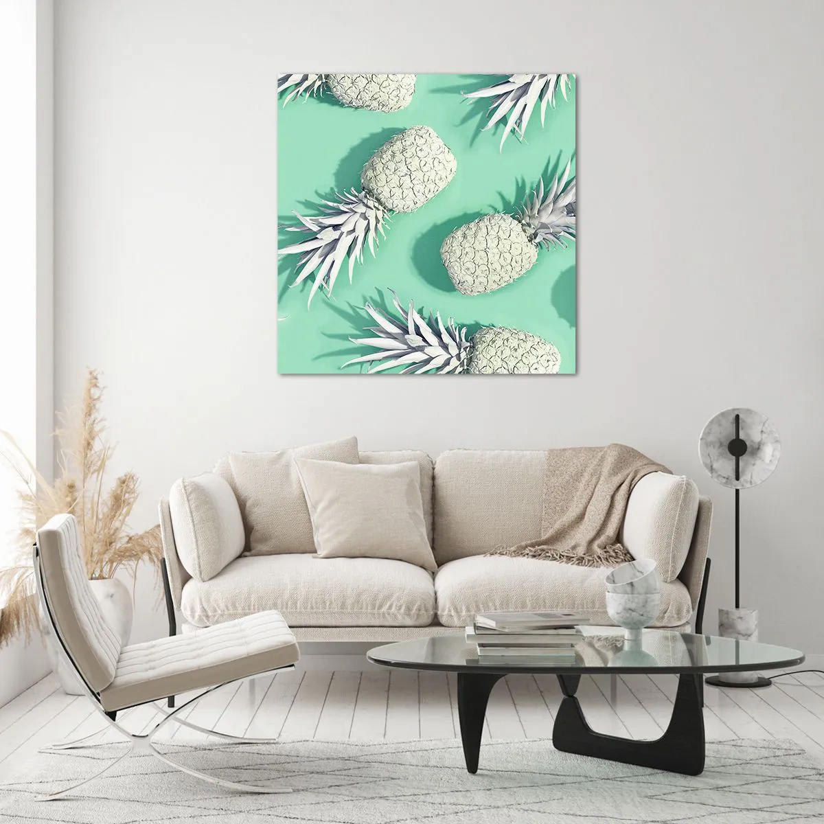 Quadro su vetro - Perfettamente adatti alla menta - 60x60 cm