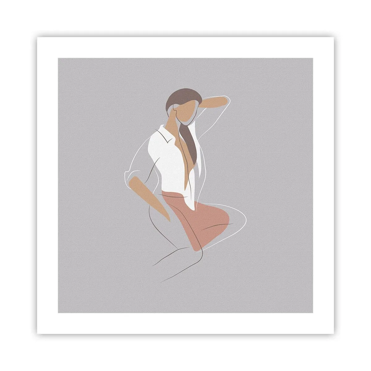 Poster - Profilo di bellezza - 50x50 cm