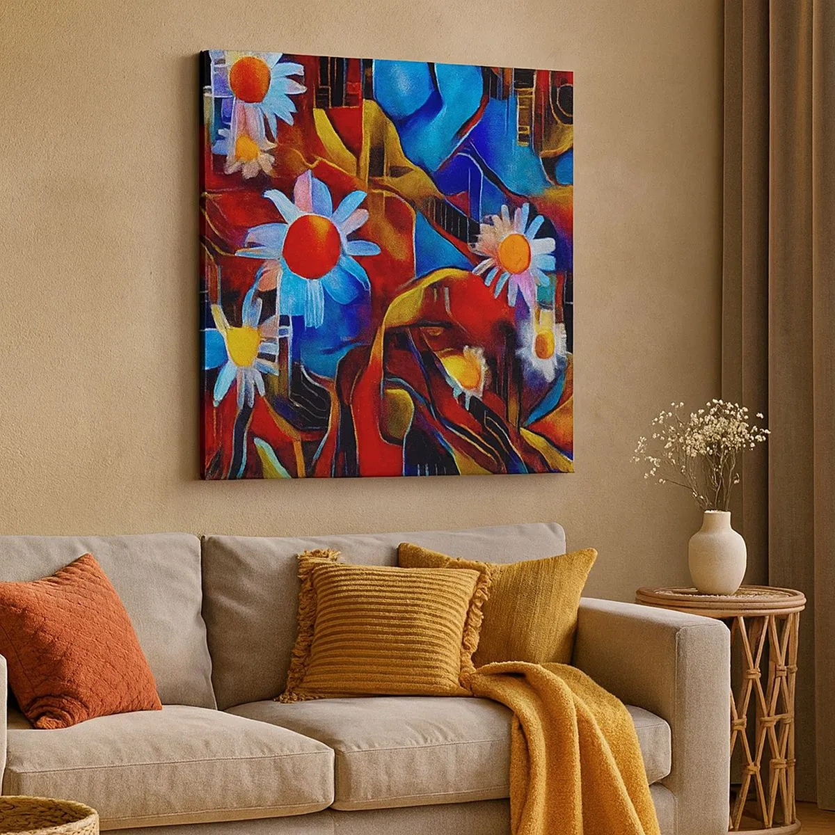 Quadro su tela - Stampe su Tela - I colori della vita - 30x30 cm