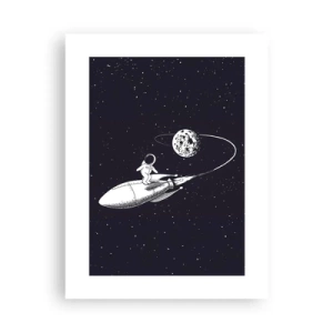 Poster - Surfista spaziale - 30x40 cm