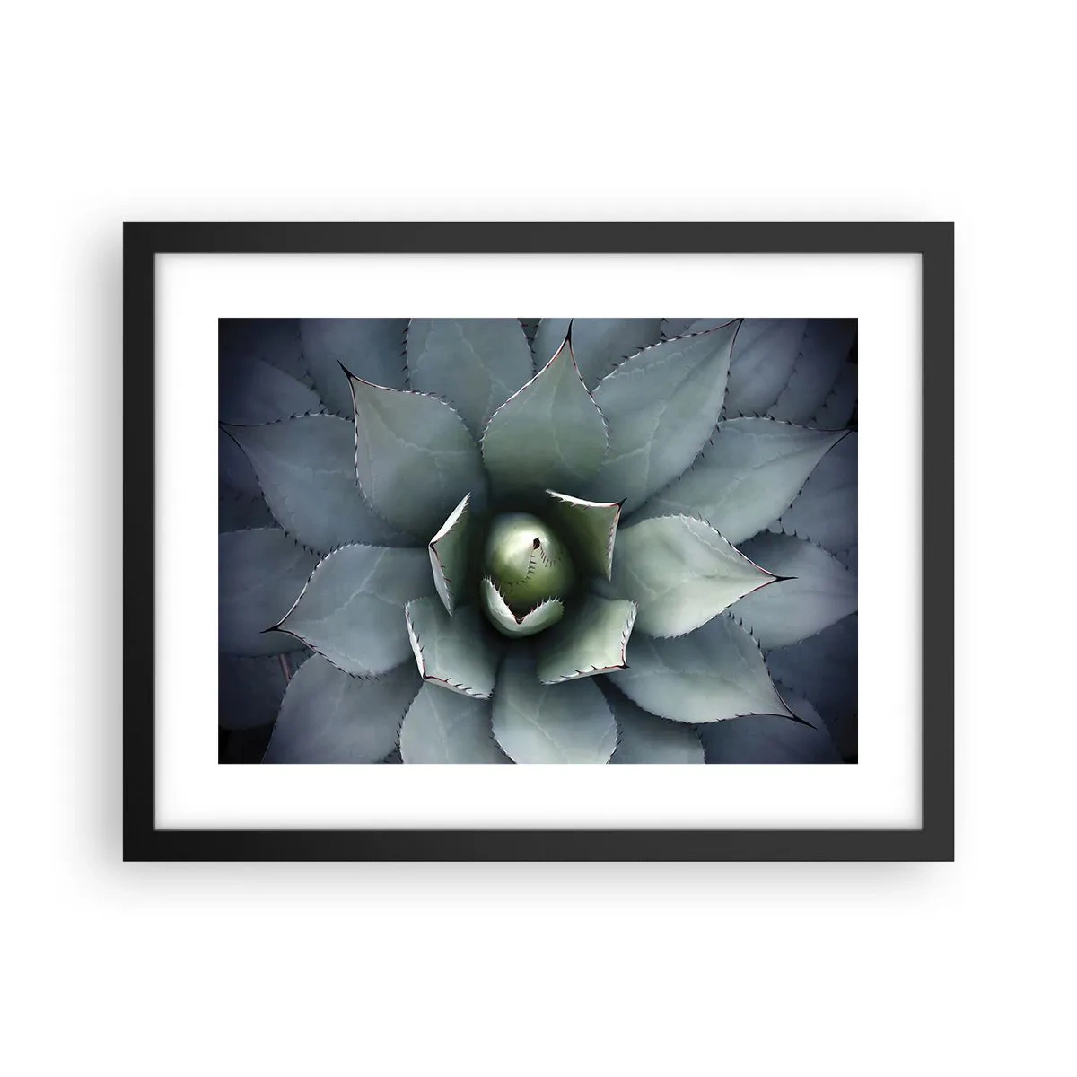 Poster in cornice nera - Adesca e minaccia - 40x30 cm
