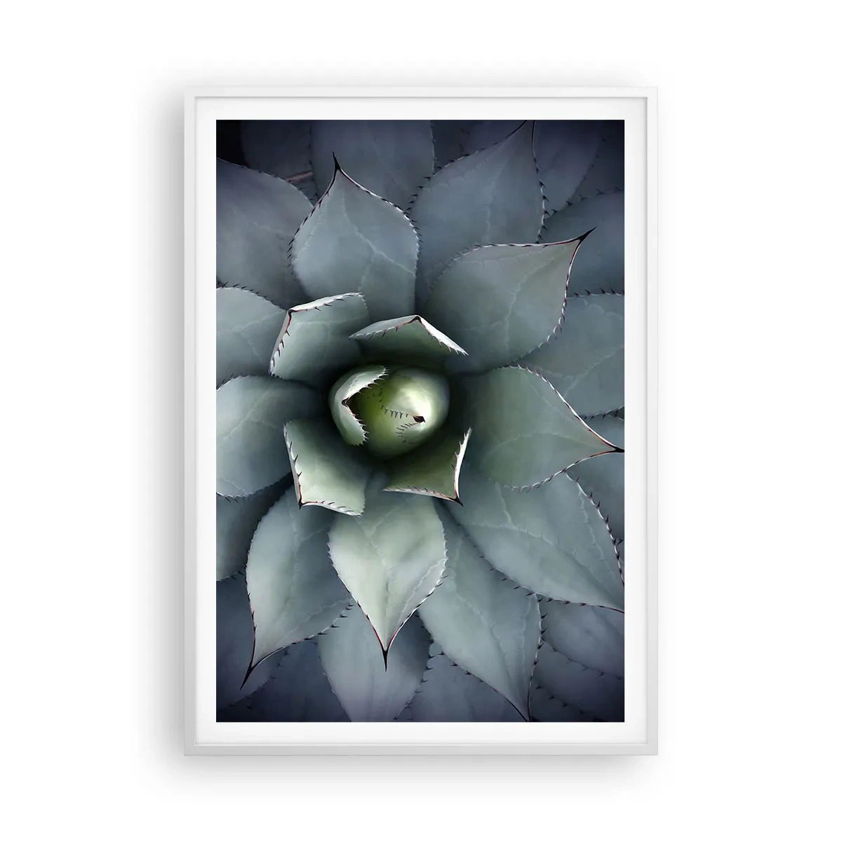 Poster in cornice bianca - Adesca e minaccia - 70x100 cm