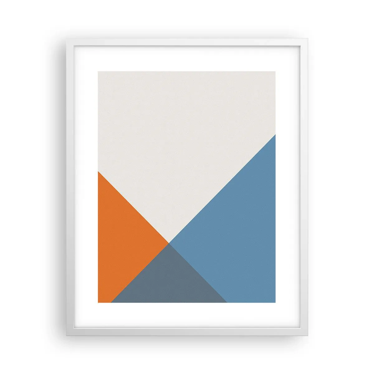 Poster in cornice bianca - Ad angolo... - 40x50 cm