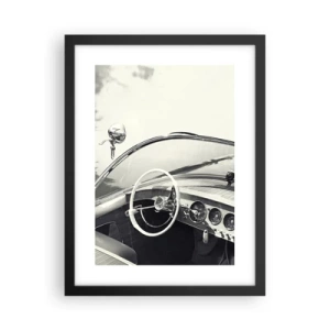 Poster in cornice nera - Il ricco e il povero - 30x40 cm