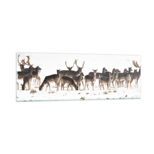 Quadro su vetro - Tra poco è Natale? - 90x30 cm