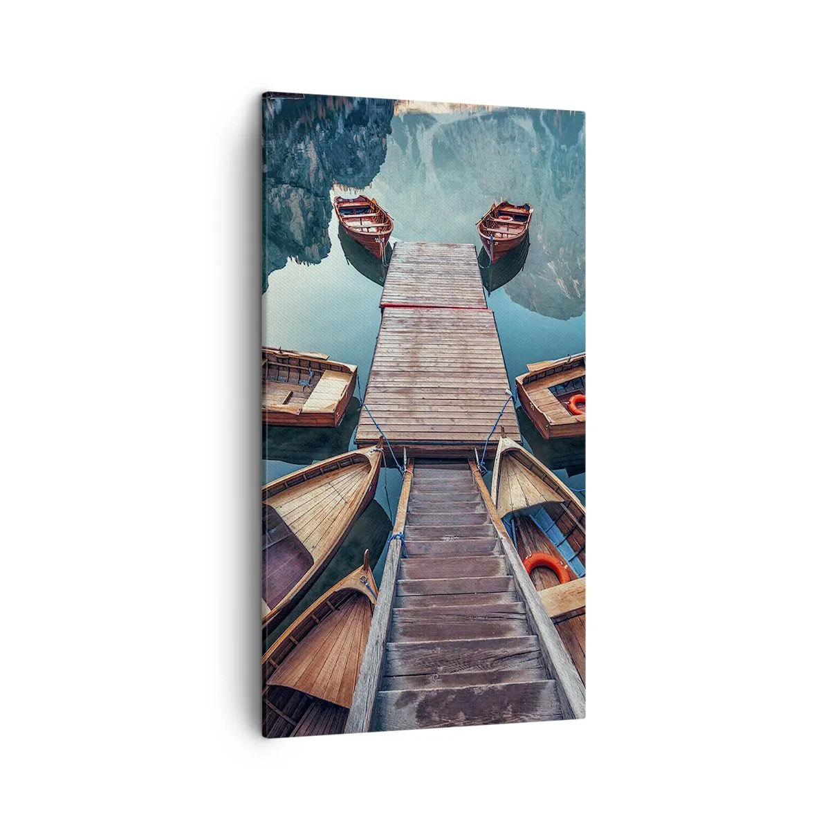 Quadro su tela - Stampe su Tela - Aspetto sul molo - 45x80 cm