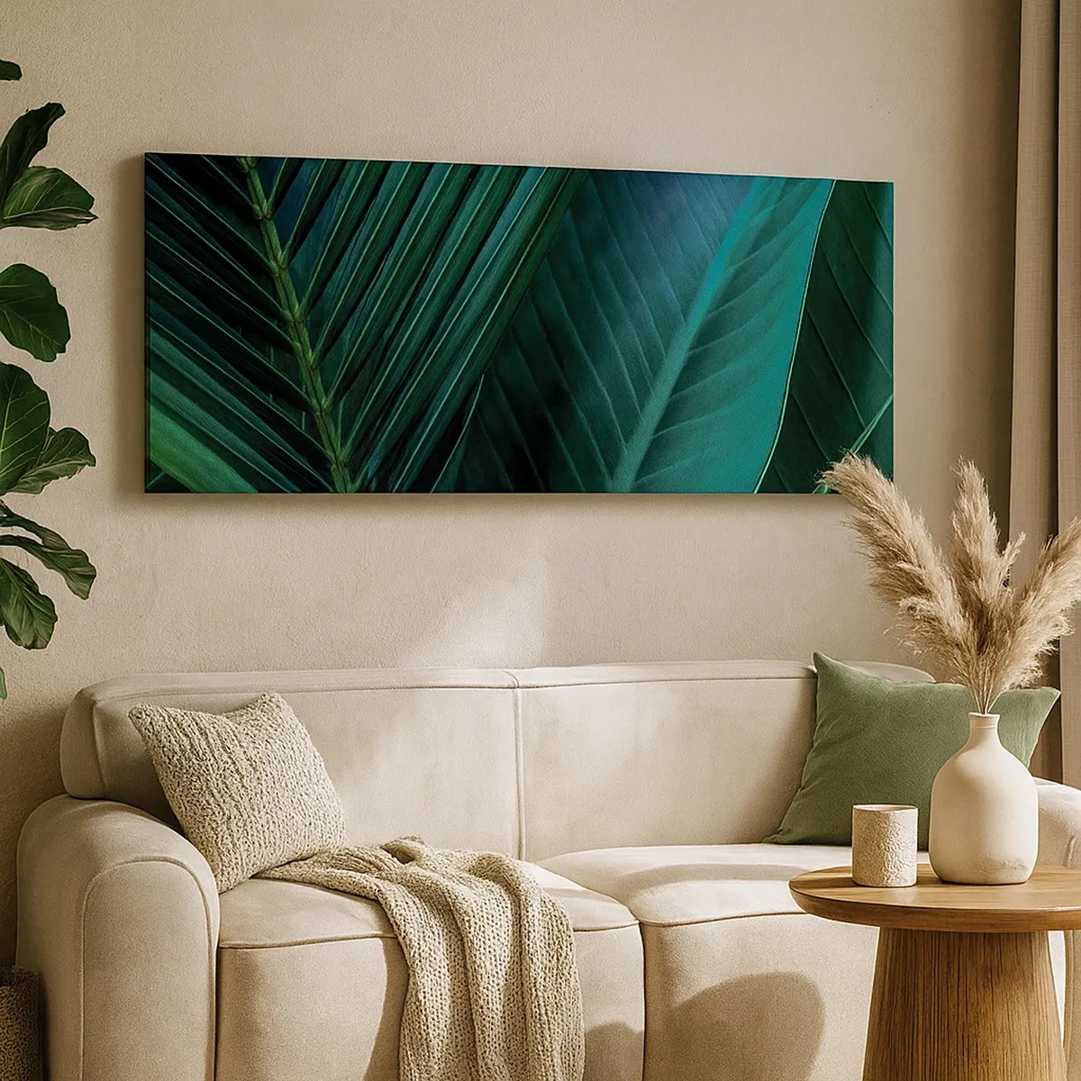 Quadro su tela - Stampe su Tela - Anatomia del verde - 30x30 cm