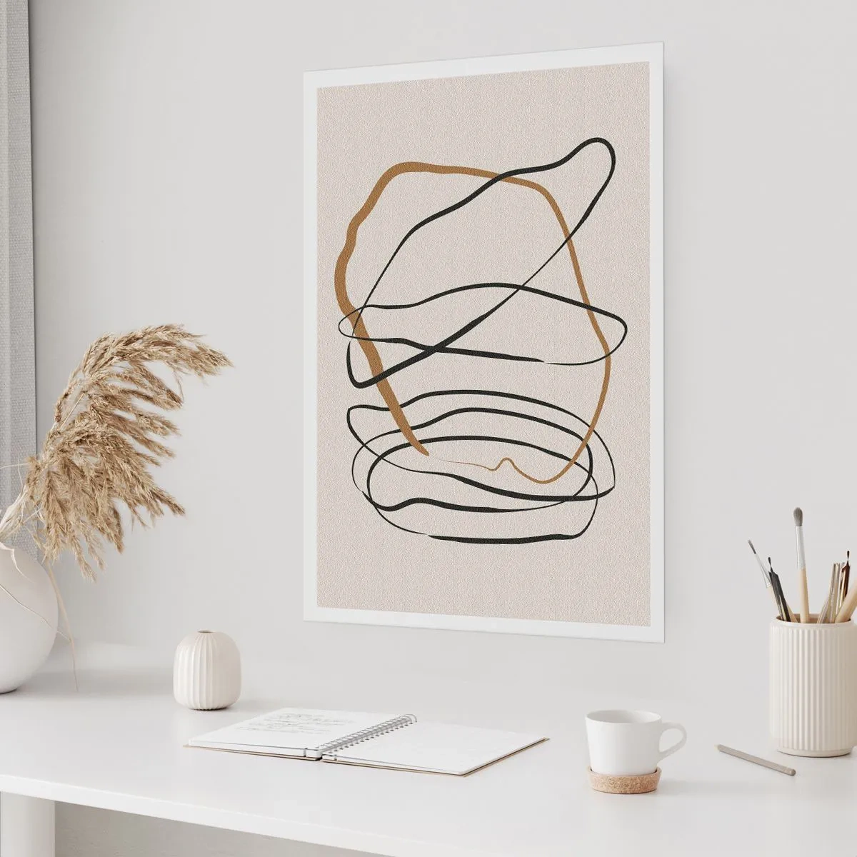 Poster - Composizione: danza intricata - 70x100 cm