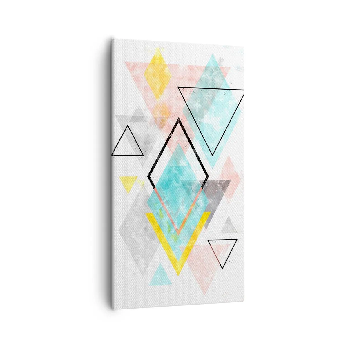 Quadro su tela - Stampe su Tela - Gioco geometrico - 55x100 cm