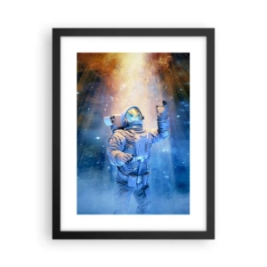 Poster in cornice nera - Finalmente alla meta - 30x40 cm