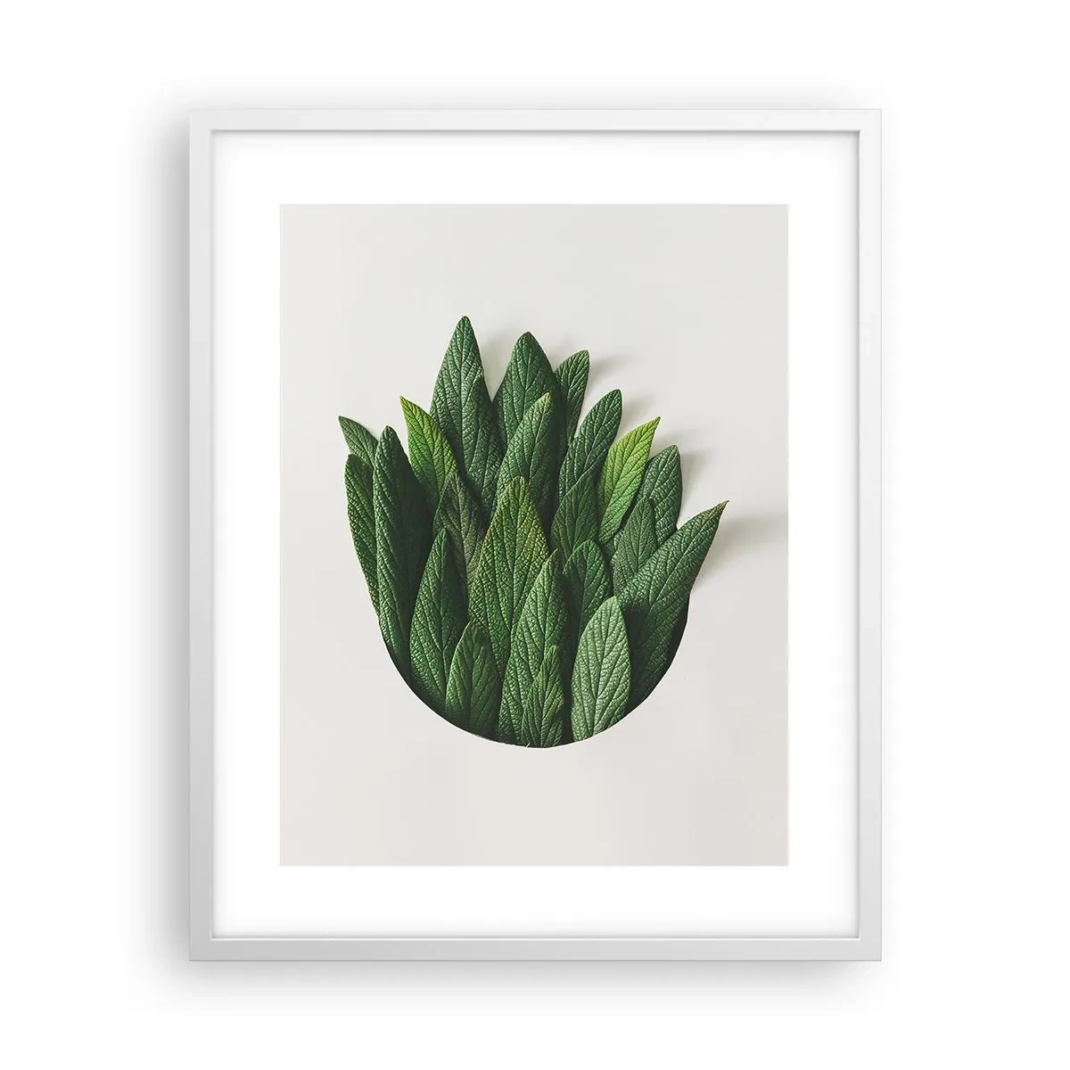 Poster in cornice bianca - Curiosità irrefrenabile - 40x50 cm