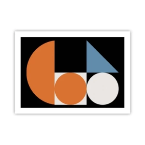 Poster - Composizione di figure - 70x50 cm