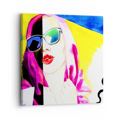 Quadro su tela - Stampe su Tela - Non sono bianca e non sono nera - 30x30 cm