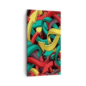 Quadro su tela - Stampe su Tela - Qual è la via giusta? - 45x80 cm