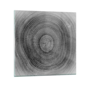 Quadro su vetro - I segni del tempo - 30x30 cm