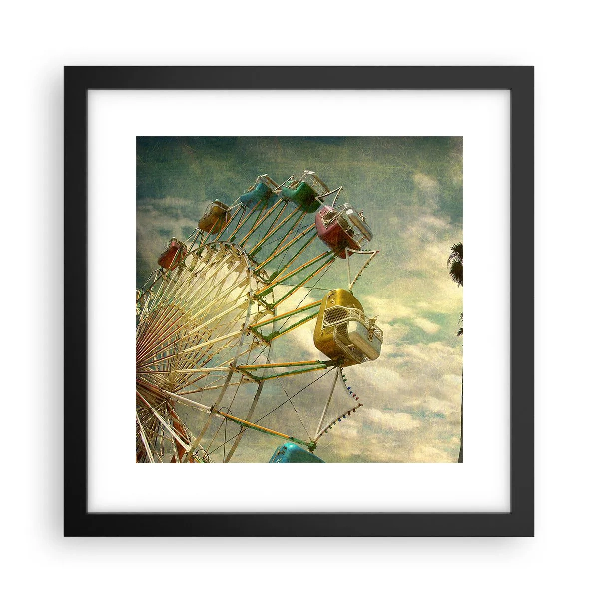 Poster in cornice nera - Il divertimento comincia... - 30x30 cm