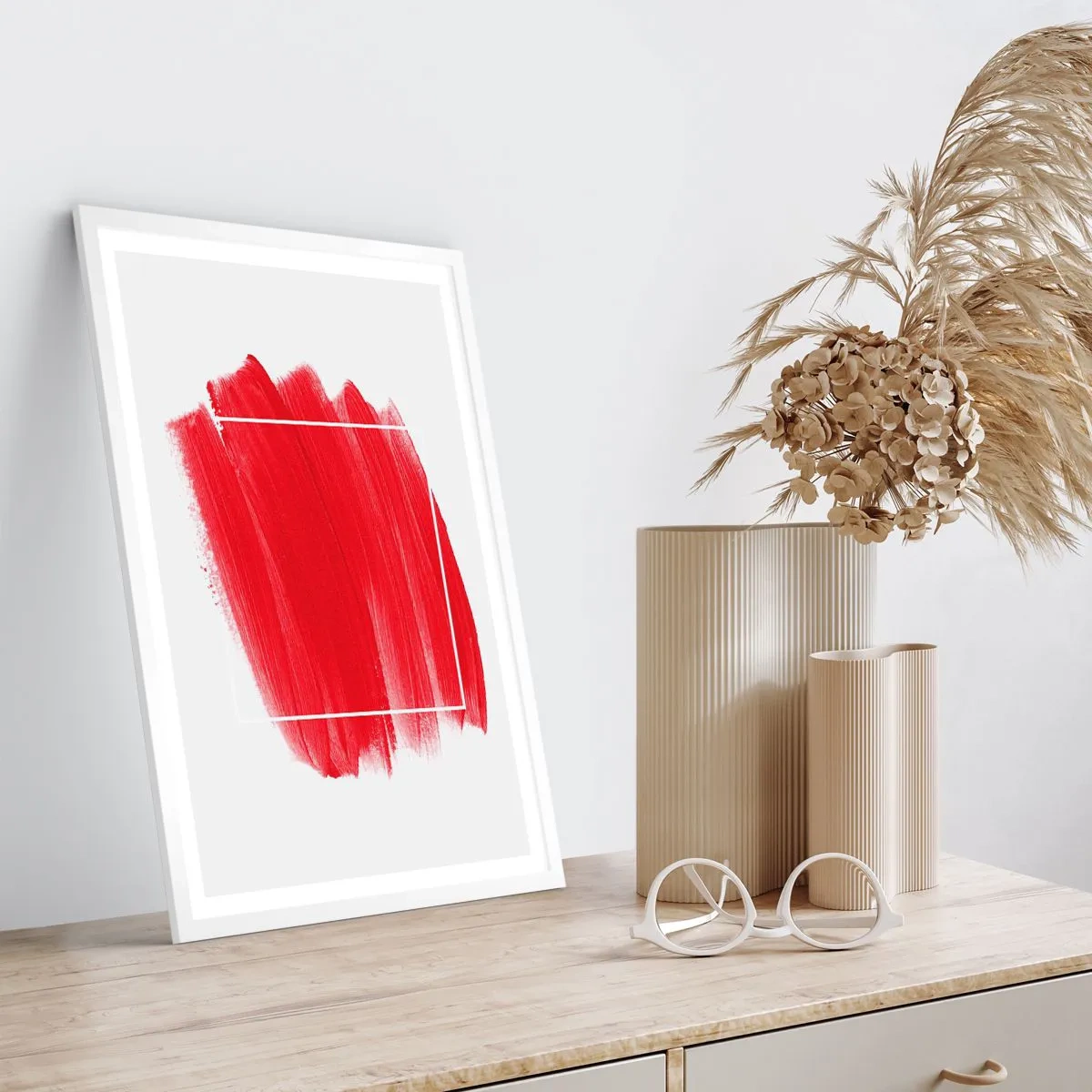 Poster in cornice bianca - Fuori dagli schemi - 30x40 cm