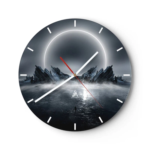 Orologio da parete - Orologio in Vetro - La fine del racconto - 40x40 cm