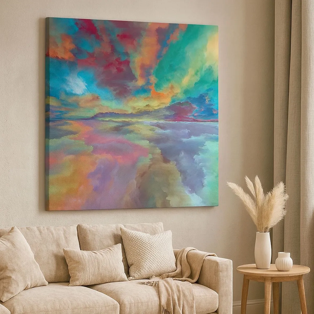 Quadro su tela - Stampe su Tela - Due cieli - 30x30 cm