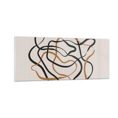 Quadro su vetro - Tutto è andato storto - 100x40 cm