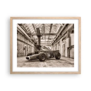 Poster in cornice rovere chiaro - Il riposo del vincitore - 50x40 cm