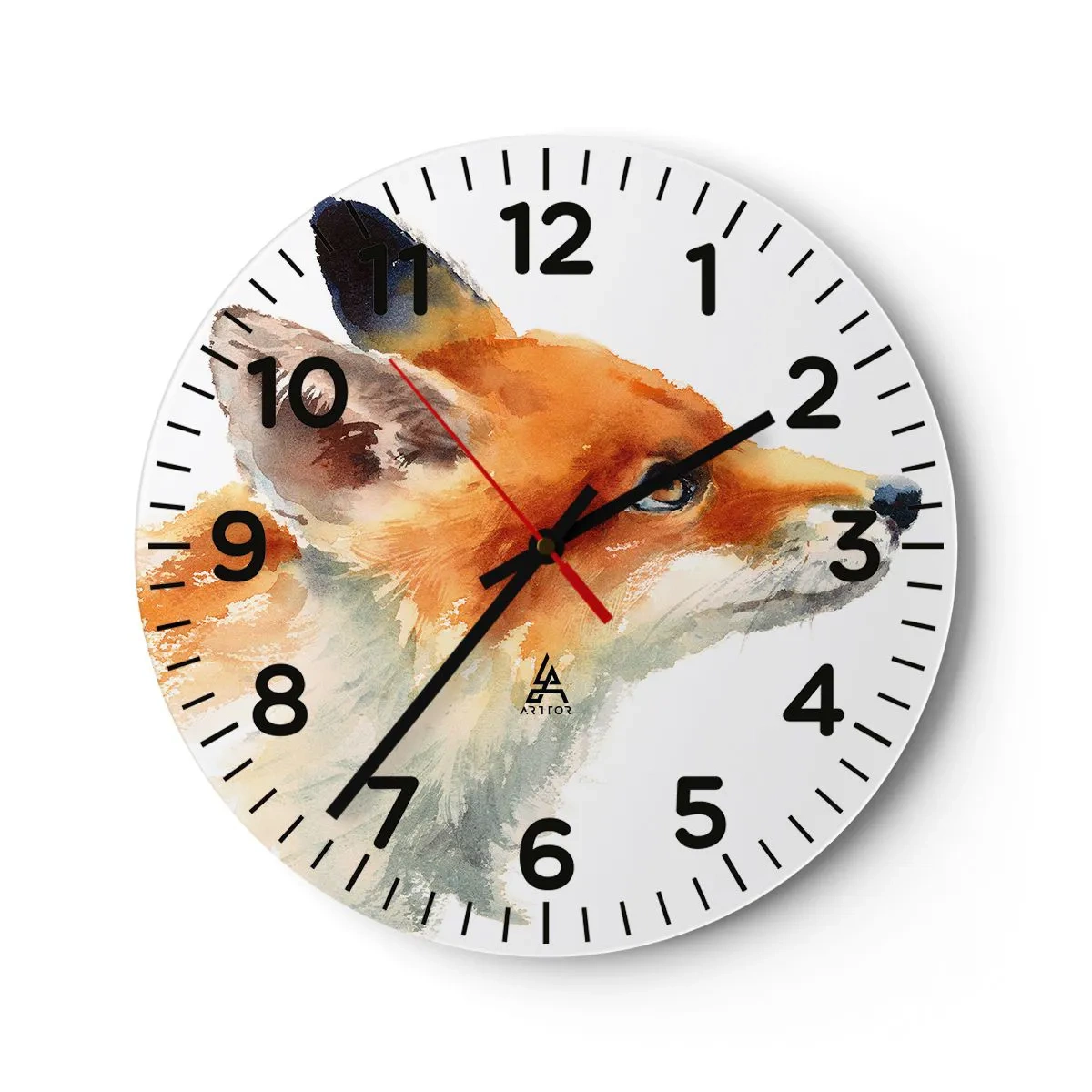 Orologio da parete - Orologio in Vetro - La prudenza non è mai troppa - 30x30 cm