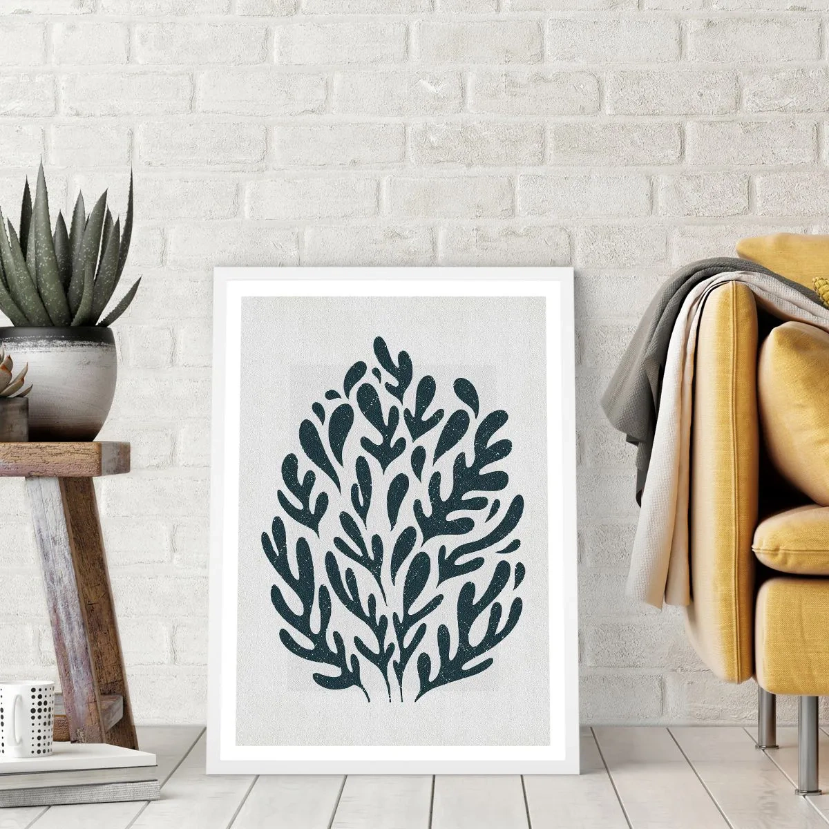 Poster in cornice bianca - Le forme della natura - 70x100 cm