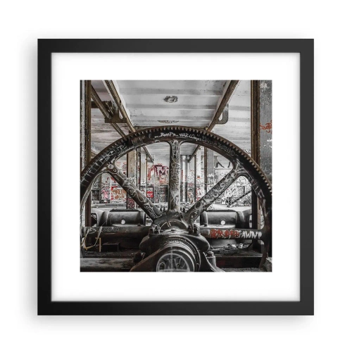 Poster in cornice nera - La vita segreta della fabbrica - 30x30 cm