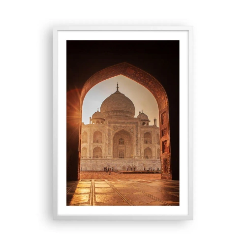 Poster in cornice bianca - Monumento all'amore ultraterreno - 50x70 cm