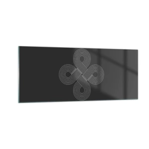 Quadro su vetro - Nello spirito celtico - 100x40 cm