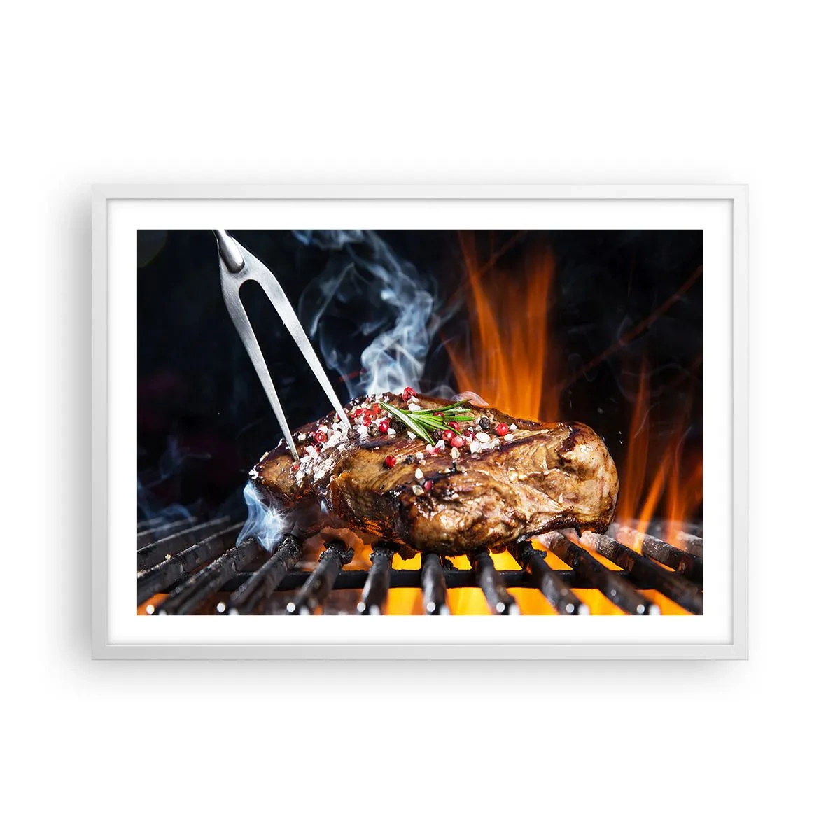 Poster in cornice bianca - Succosa e profumata - 70x50 cm