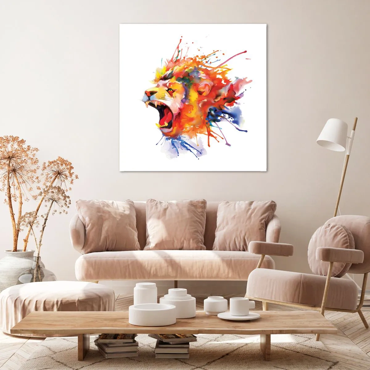 Quadro su tela - Stampe su Tela - Esplosione d'ira - 40x40 cm