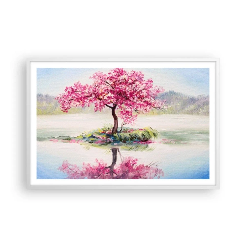 Poster in cornice bianca - La festa della primavera - 91x61 cm